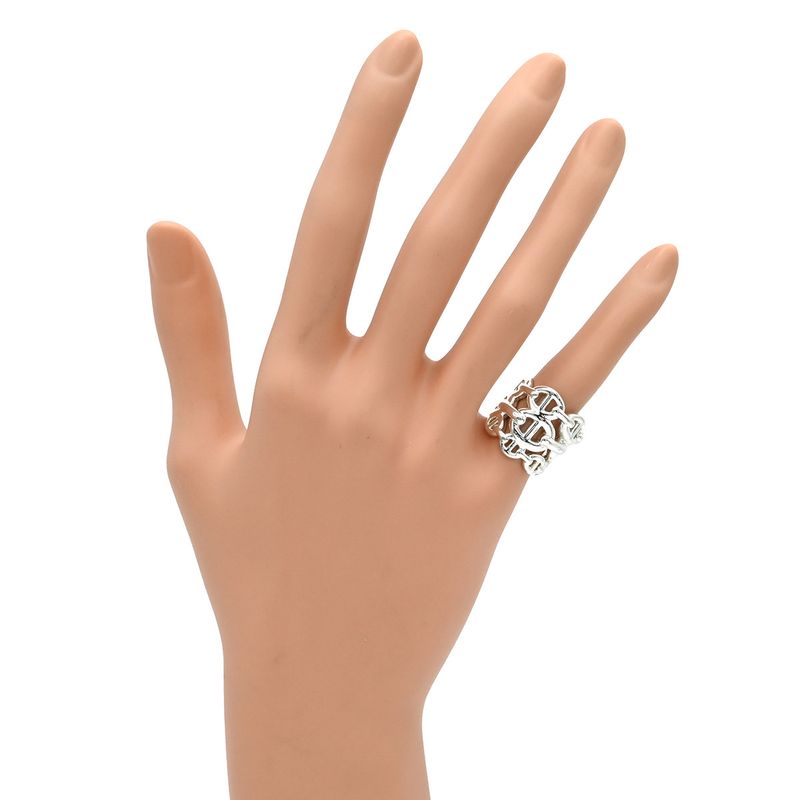 Hermes Ring Chaine D'ancre Anchene GM Silver 925 Silver #46 (Jp6) Accessories