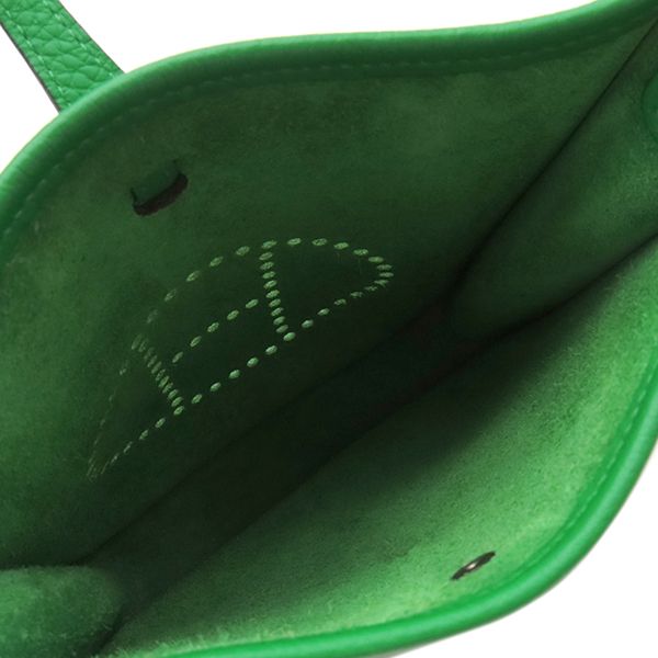 Hermes Shoulder Bag Evelyn TPM Amazon Taurillon Clemence Bamboo Silver Hardware