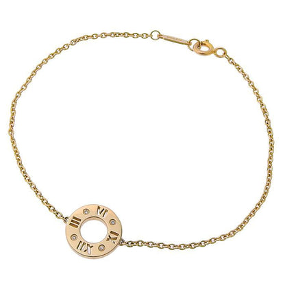 Tiffany & Co Atlas Earrings De Diamonds Bracelet 18K Yellow Gold 750 Yellow