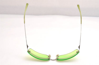 Chanel Sunglasses CC Logo Coco Mark Titanium 4017 Light Green 3238n