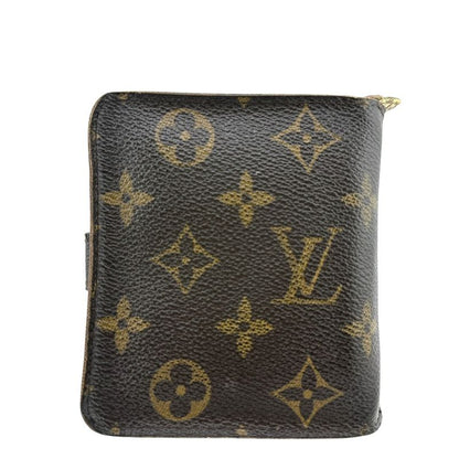Louis Vuitton M61667 Monogram Compact Zipped Wallet With Zipped Card Pocket
