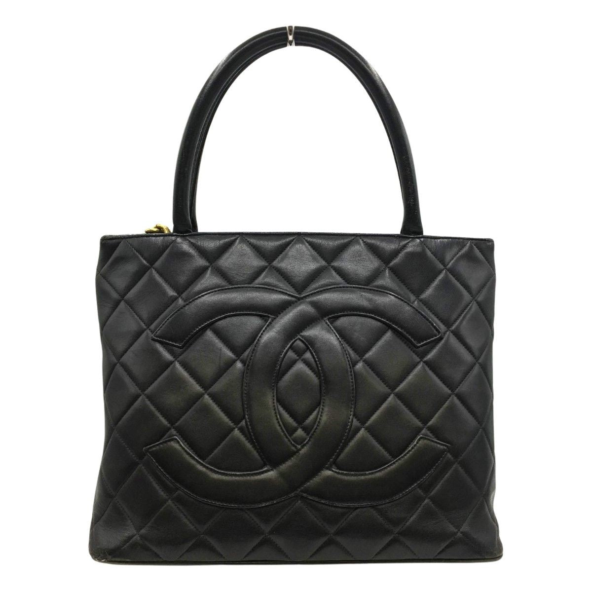Chanel Matelasse Reproduction Tote Lambskin Black