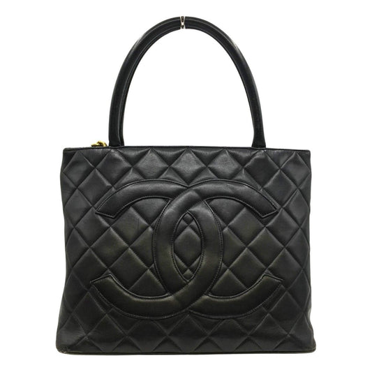 Chanel Matelasse Reproduction Tote Lambskin Black