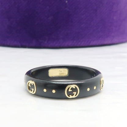 Gucci Icon Interlocking G 18Kring #50 Corundum 18K With Case Ring