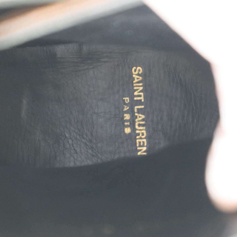 Saint Laurent Paris Wyatt 40 Jodhpurs Suede Leather Boots 443200 Brown 41