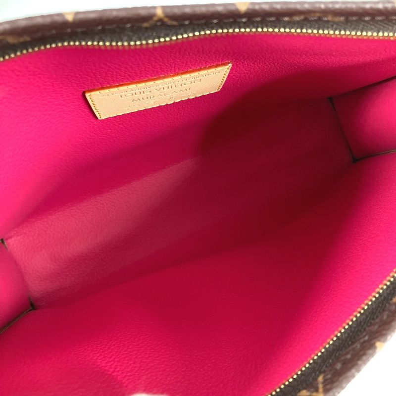 Louis Vuitton Clutch Bag Trio Poche Toilette M13762 Monogram Canvas Multicolor