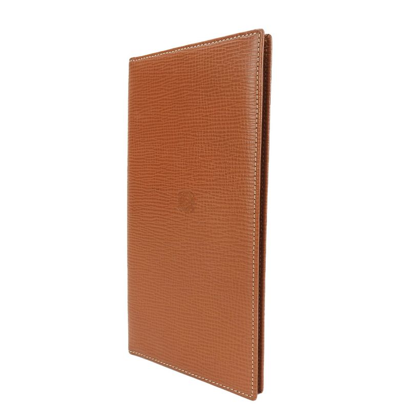 Loewe Wallet Leather Brown Slim Card Case Logo Women Loewe