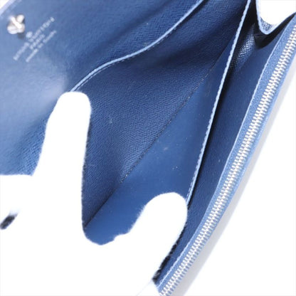 Louis Vuitton Epi Portefeuille Emilie Zipper Long Wallet M60854 Andigo-blue