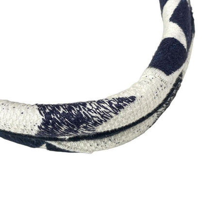 Dior/christian Dior Tote Bag Book Tote Large Bag Navy And White Star (star)