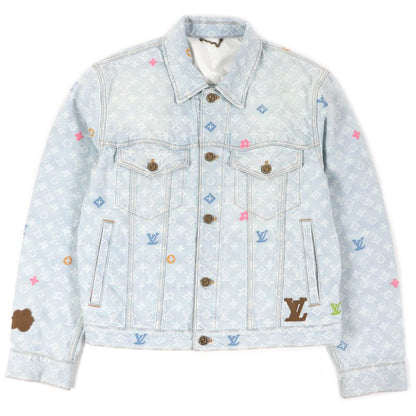 Louis Vuitton 2024 Tyler The Creator Monogram Denim Jacket Track Jacket Indigo