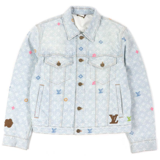 Louis Vuitton 2024 Tyler The Creator Monogram Denim Jacket Track Jacket Indigo