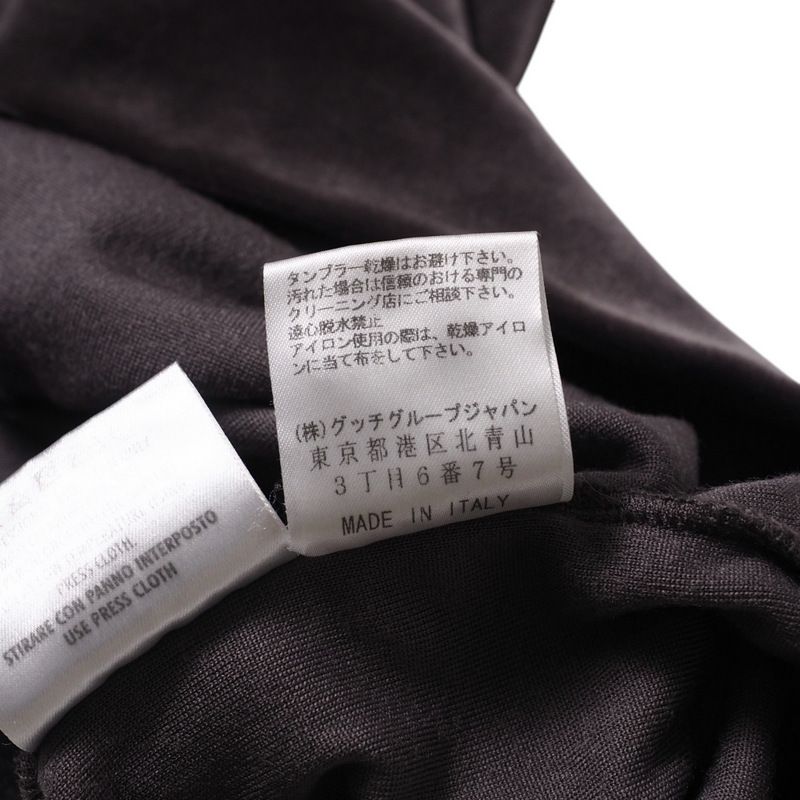 Gucci Dress Size XS Velour Dress Interlocking G Logo Made In Italy 20241212