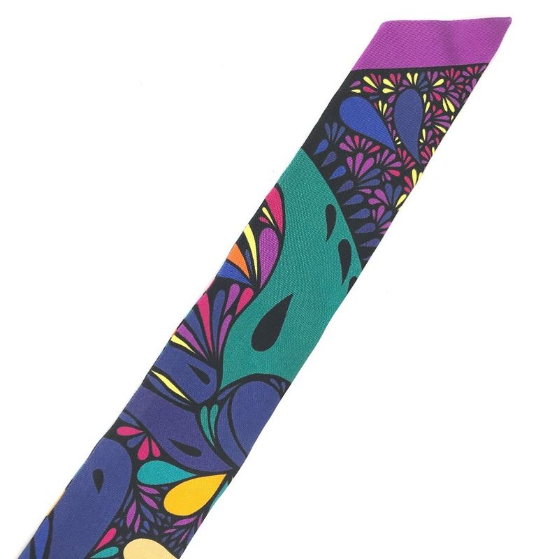 Hermes Scarf Twilly Silk Multicolor