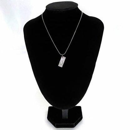 Christian Dior Logo Necklace Ec21018 Silver