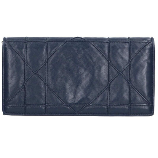 Christian Diorama Cannage Bifold Wallet Women