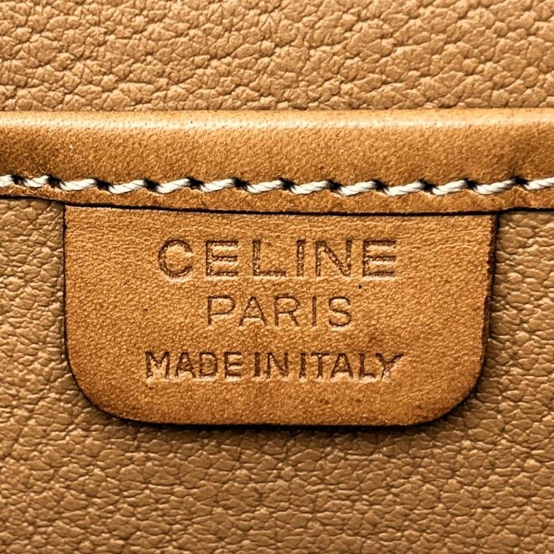 Celine DM96 Second Bag Clutch Bag Pouch Macadam PVC Leather Brown Ladies Men