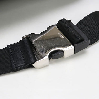 Fendi Belt Bag Diagonal 7va434 Body Bag PVC Men's