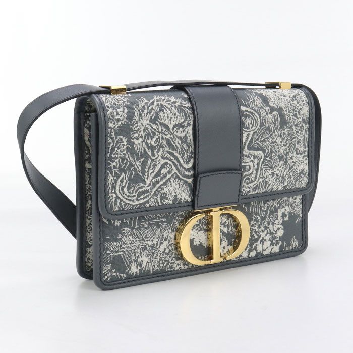 DIOR 30 Montaigne Crossbody Shoulder Bag Jacquard Women's