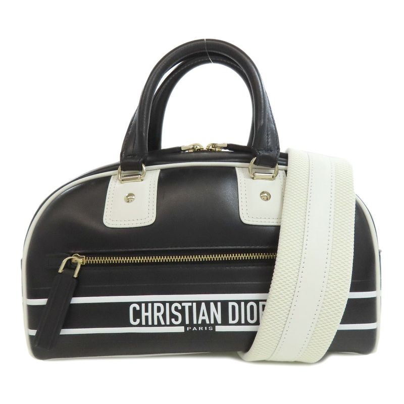 Christian DIOR Vibe 2WAY Handbag Calf Women