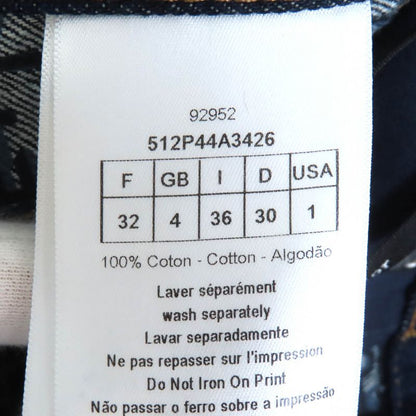 Christian DIOR 25SS 512p44a3426 100% Cotton Lined Oblique Logo Patch Denim