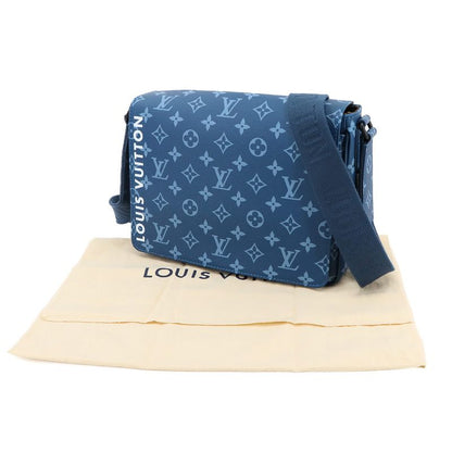Louis Vuitton Monogram District PM NV3 Shoulder Bag Blue M23785 RFID 90298081