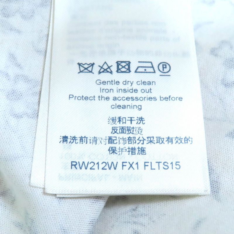 Louis Vuitton 2021 100% Cotton Floral Silk Sleeve Cut And Sewn Yellow XS (size