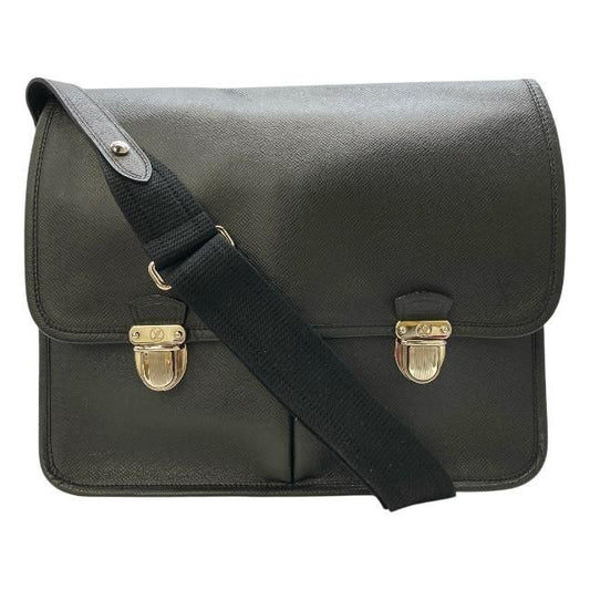 Louis Vuitton M32472 Taiga Alexei Shoulder Bag Crossbody Bag Leather Black