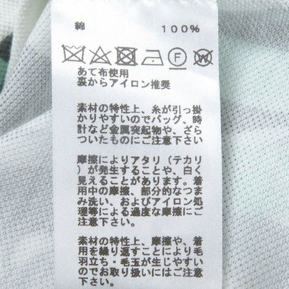 Hermes 23SS 100% Cotton All-over Pattern Shell Button Short-sleeved Polo Shirt