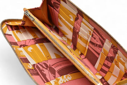 Hermes Wallet Hermes Long Wallet Azap Silk Quin Vaux Epson Sesame Silver