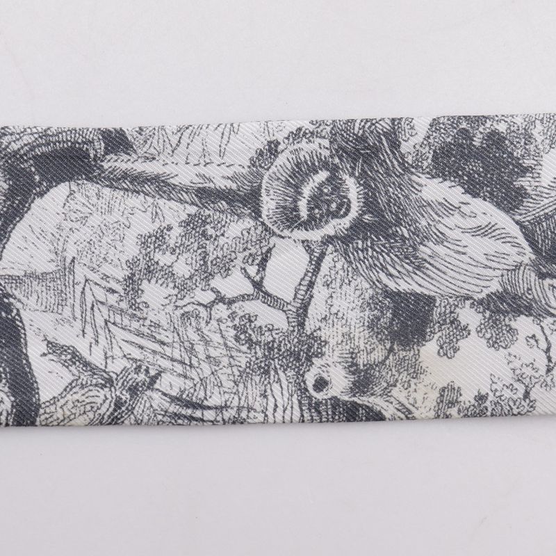 [dior] Christian Dior Mitzah Toile De Jouy Sauvage Ribbon Scarf 15jou106i602