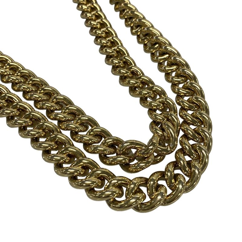 Gucci Shoulder Bag Padlock GG Small 409487 Dark Brown X Red X Multi Chain