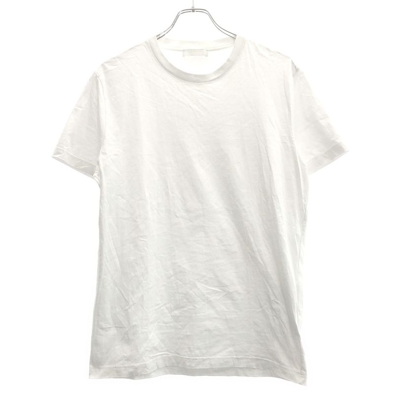 Prada 22ss Jersey Tee Cotton Jersey Crew Neck Tee Dna829 White L