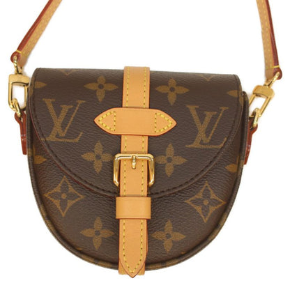Louis Vuitton M46643 Monogram Micro Chien Ti Shoulder Bag Brown