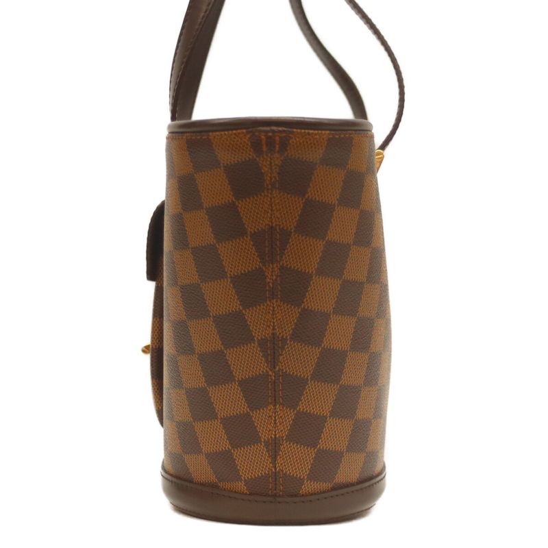 Louis Vuitton 08 N51121 Damier Manosque PM Tote Bag Brown Ladies