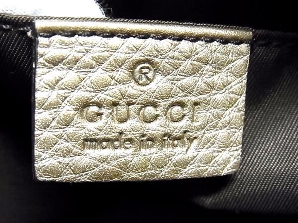 Gucci Interlocking G Soho Leather Makeup Pouch Small Pouch Multi