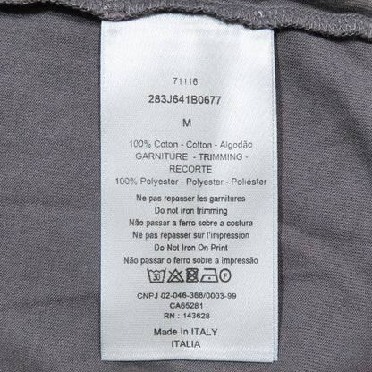 22aw Dior X Travis Scott Cactus Jack Oversize T-Shirt Logo Print Cut and Sewn