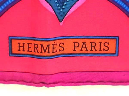 Hermes Hommage A L&#039;amitie Franco Hellenique Carré 90 Silk 100% Large
