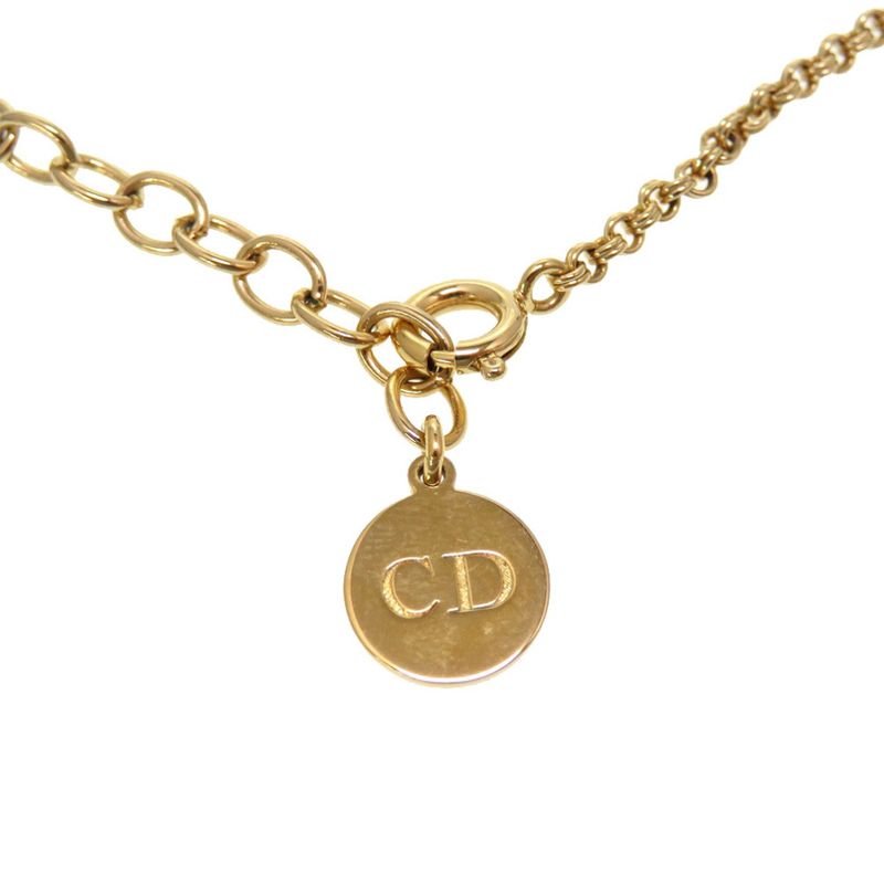 Dior Gold Metal Choker Accessory Necklace 0128 Dior