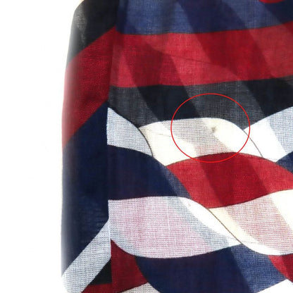 Hermes 23SS 3e3500de 100% Cotton Canoe Pareo Tunic Dress With Belt Multi 36