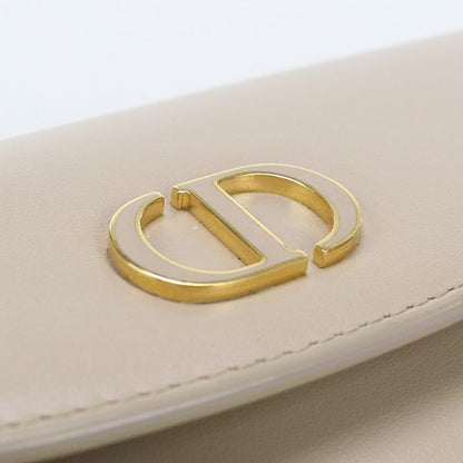 DIOR Long Flap Wallet 30 Montaigne Long Wallet With Din Fold Coin Purse Leather