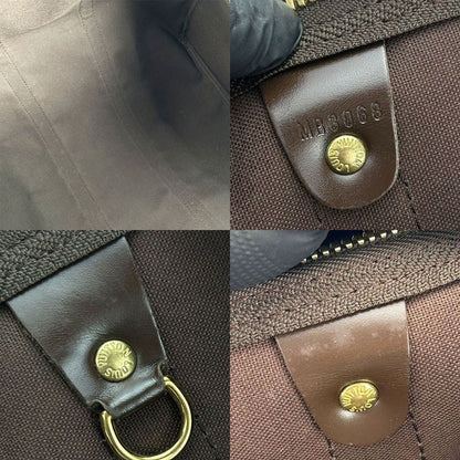 Louis Vuitton Boston Bag Keepall 50 N41427 Damier Travel Bag Unisex Men Ladies