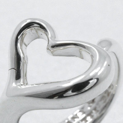 Tiffany & Co Open Heart Elsa Peretti Silver 925 Size 8.5 Ladies 4.5g Ring