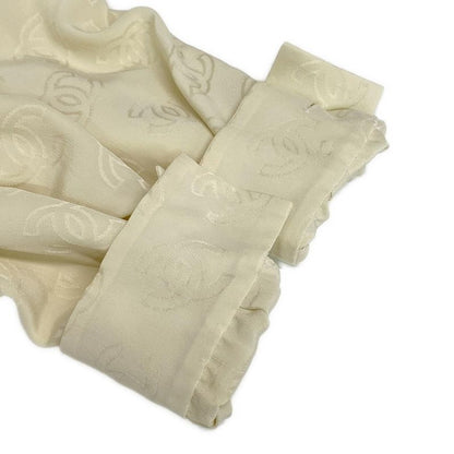 Chanel Long Sleeve Shirt Blouse Size 40 M Women's P74771 Ivory 2023/coco