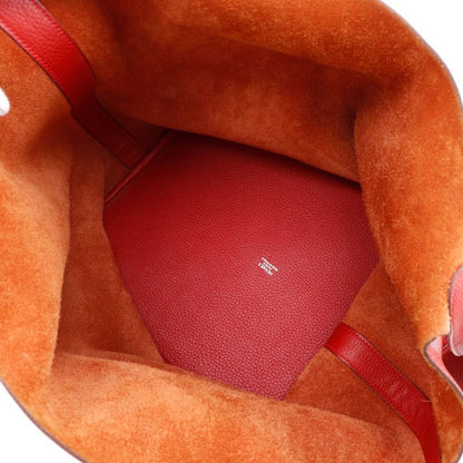 Hermes Picotin TGM Taurillon Clemence Red □I Ladies Tote Bag