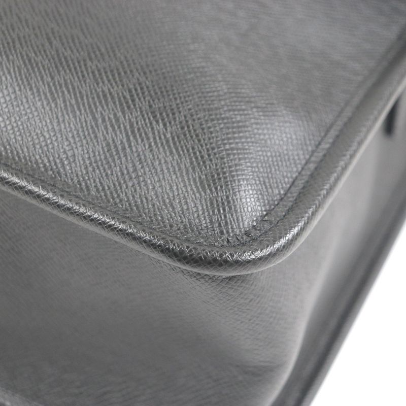 Louis Vuitton M32622 Taiga Anton LV Logo Embossed Briefcase Shoulder Bag