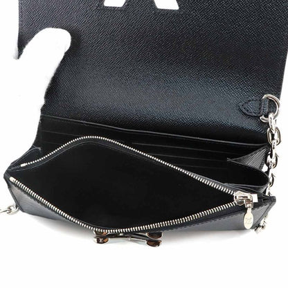 Louis Vuitton LV Stories Epi Portefeuille Twisted Chain Wallet Foldable Long