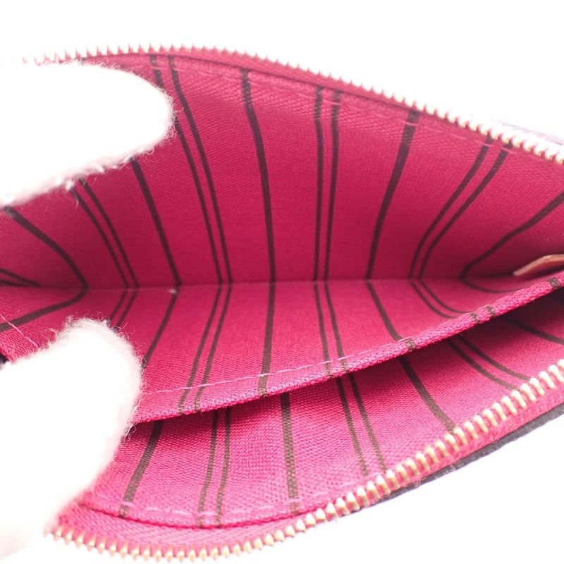 Louis Vuitton Neverfull Pouch Monogram Pink 34ka714