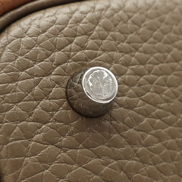 Hermes Handbag Picotin Lock MM Cazac Taurillon Clemence Gold X Etoupe X Nata