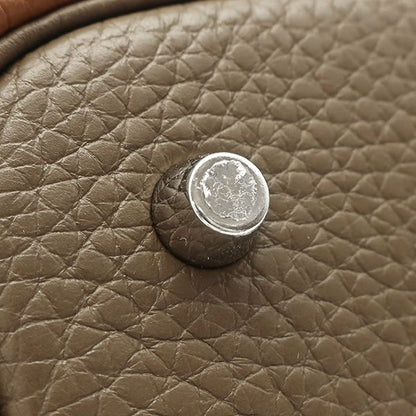 Hermes Handbag Picotin Lock MM Cazac Taurillon Clemence Gold X Etoupe X Nata