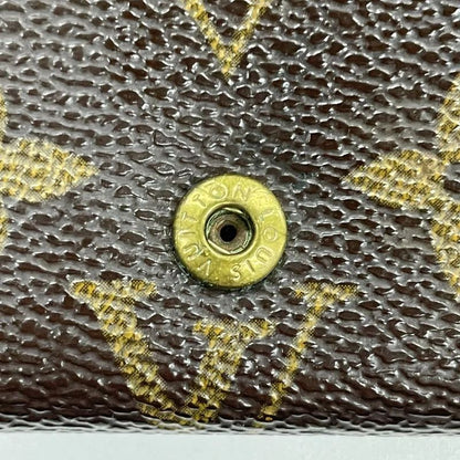 Louis Vuitton Monogram Porte Monet Vieux Trésor M61730 Foldable Wallet L-shape